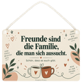 Deko Schild Freundschaft modern Design