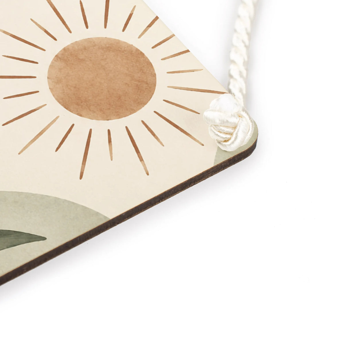 Deko Schild Sonne entspannend Design