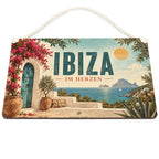 Sehnsuchtsvolles Ibiza Deko Schild für Fans mit Finca|p:2020698|h:ba61c44f6850932fb47e1b0f8e96e268