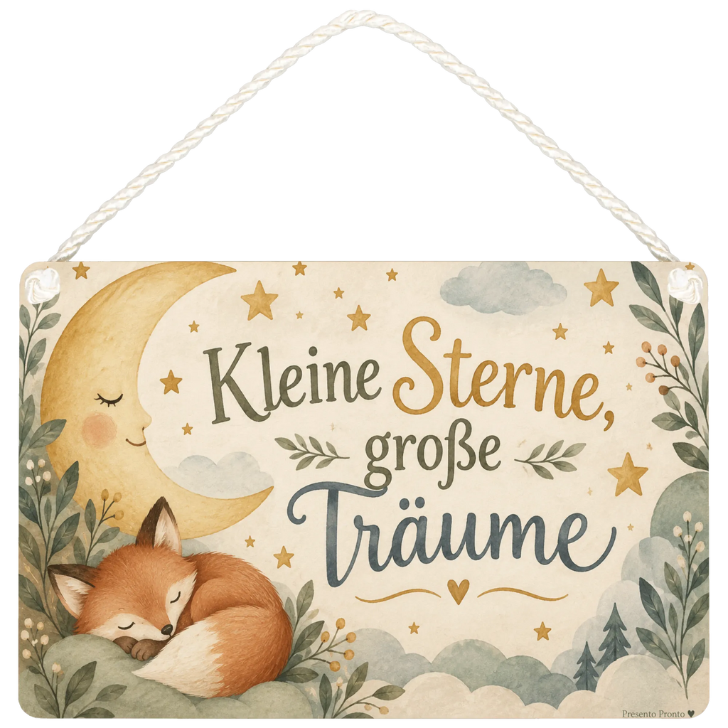 Süßes Holzschild fürs Kinderzimmer mit schlafendem Fuchs|p:2020719|h:02f3d0f7aec472d1bd1bb0a050564798