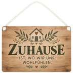 Gemütliches Holzschild Home für Zuhause mit Herzfenster|p:2020722|h:4f3168f584ef4ab8b51839053ffe7a6d
