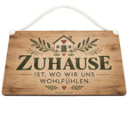 Gemütliches Holzschild Home für Zuhause mit Herzfenster|p:2020722|h:2cd80bf5846a3c3d2581640b60011d8c