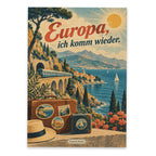 Nostalgische Postkarte Europa mit Küstenzug|p:2020761|h:83e0e33c705f971ac7f3d0efacf1fc13