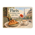 Gemütlicher Kühlschrankmagnet Paris mit Croissant und Eiffelturm|p:2020762|h:d474ef0977a36efa133d0f27a5d6f5f9