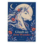 Mutmachende Einhorn Postkarte für Kinder mit Sternen|p:2020763|h:c37853dc2e8e2d7f71e4c1e31a5af6e8