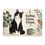 Lustiger Kühlschrankmagnet für Katzenfans mit schwarz-weißer Katze|p:2020768|h:b5458be3222b0480af7dac6061746af9