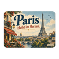 Nostalgischer Kühlschrankmagnet Paris für Eiffelturm Fans