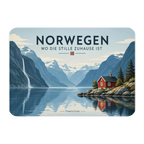 Ruhiger Magnet für Norwegen-Fans mit Fjordhütte|p:2020772|h:210a59b358bb06d399784d5f3ad70d63
