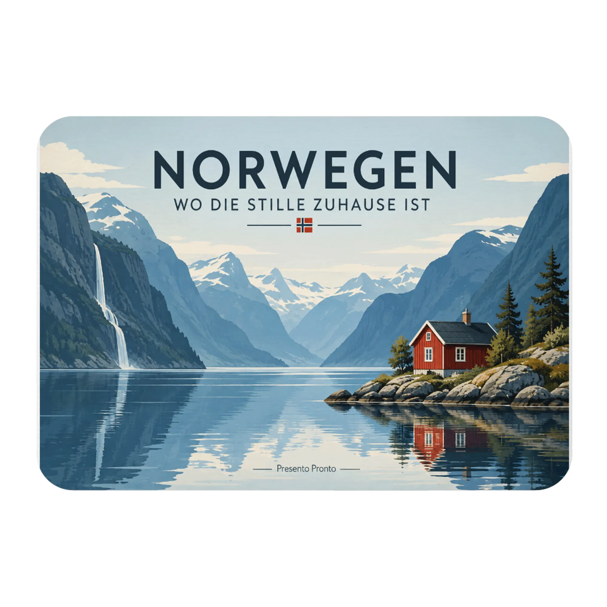 Ruhiger Magnet für Norwegen-Fans mit Fjordhütte
