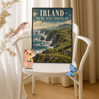 Nostalgisches Wandbild Irland für Fans mit Leuchtturm|p:2020786|h:3661b71d92a00156155cca7c85d028f0