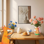Ruhige Wanddeko mit Vase für gemütliches Zuhause|p:2020792|h:60a8f479d520b4ea112e458eb54153e4