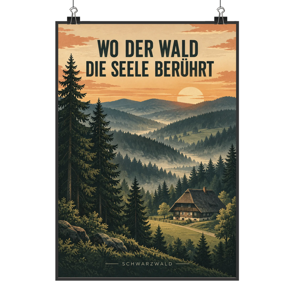 Nostalgischer Kunstdruck Schwarzwald mit Bauernhaus im Morgenlicht|p:2020812|h:341f2f6f47c24bb3f3a7f885037a5997
