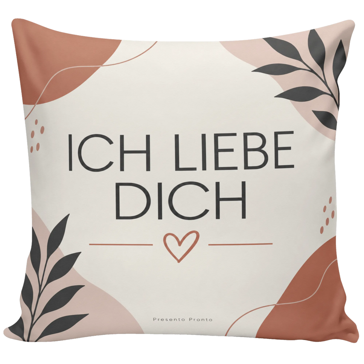 Romantisches I-love-you-Kissen für Verliebte mit Herz