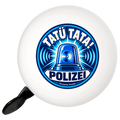 Lustige Fahrradklingel für Polizeifans mit Blaulicht