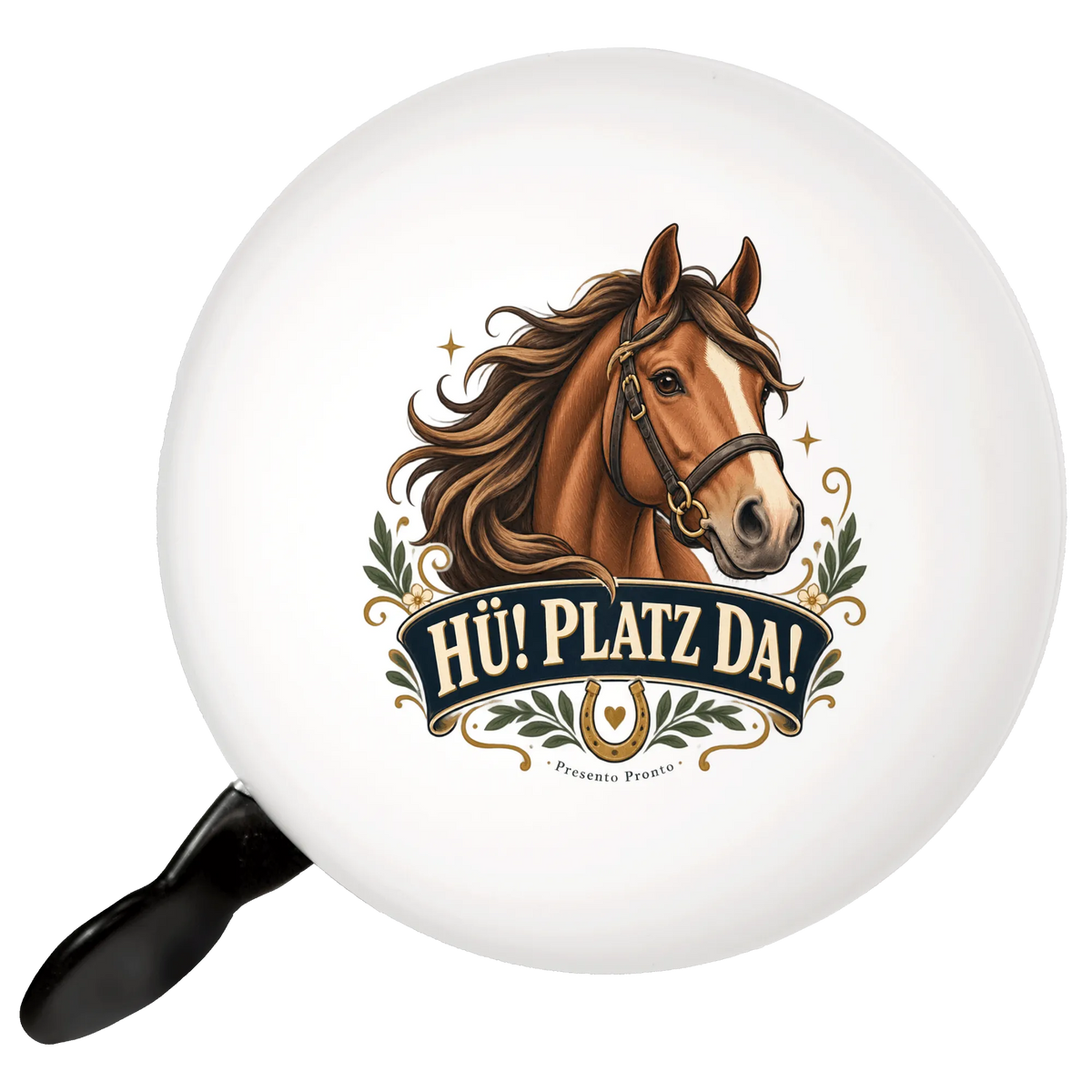 Lustige Fahrradklingel mit Pferd für Reiterinnen