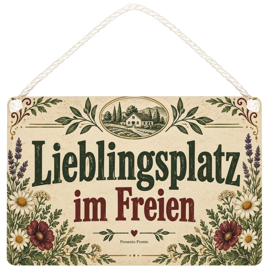 Gemütliches Terrassenschild für Gartenfreunde mit Wildblumen|p:2020857|h:cd09d40d1cf664caec0c3af7ca014c96