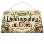 Gemütliches Terrassenschild für Gartenfreunde mit Wildblumen|p:2020857|h:197e4ab18922c00ce3a87e89b0084954