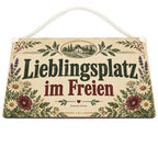 Gemütliches Terrassenschild für Gartenfreunde mit Wildblumen|p:2020858|h:98a140cf849b044dfbdf2ebd73267715
