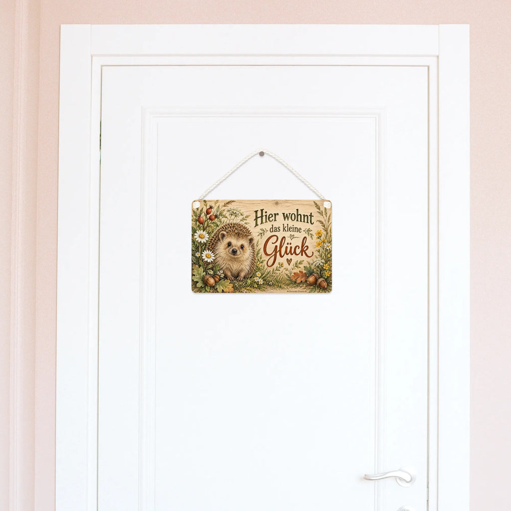 Gemütliches Holzschild mit Igel für Zuhause|p:2020873|h:b5580e912c54cfb3c823237f83accb73
