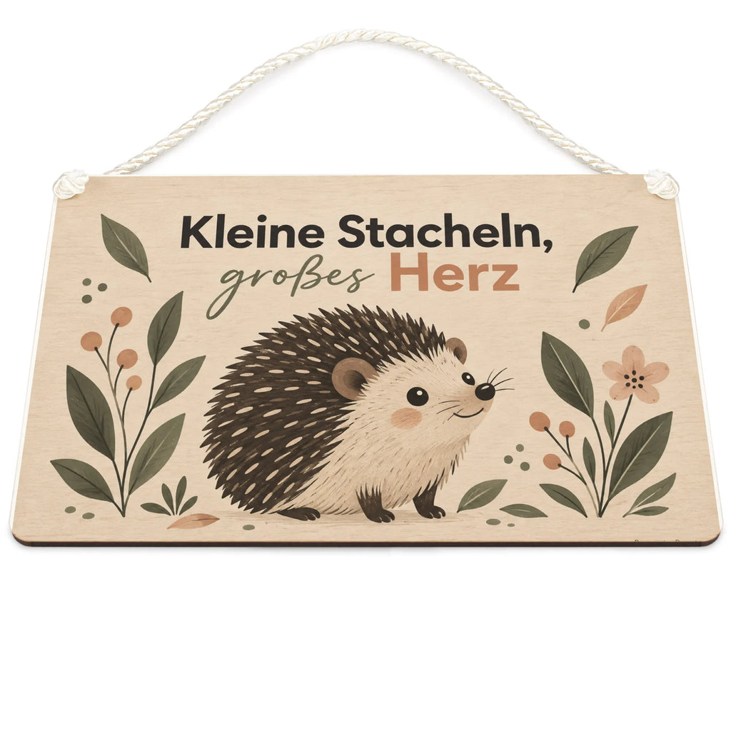 Liebevolles Holzschild mit Igel für Igelfans|p:2020876|h:d95aa3ad892aa784b850e6070705d220
