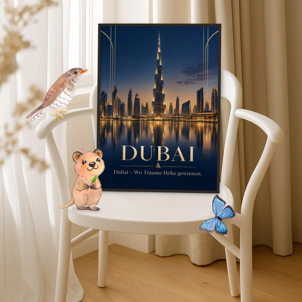 Elegantes Wandbild Dubai für Reisefans mit Burj Khalifa|p:2020883|h:59c861264b19b7b5b2693799b393ecba