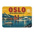 Nostalgischer Magnet für Oslo Fans mit Fjordpanorama
