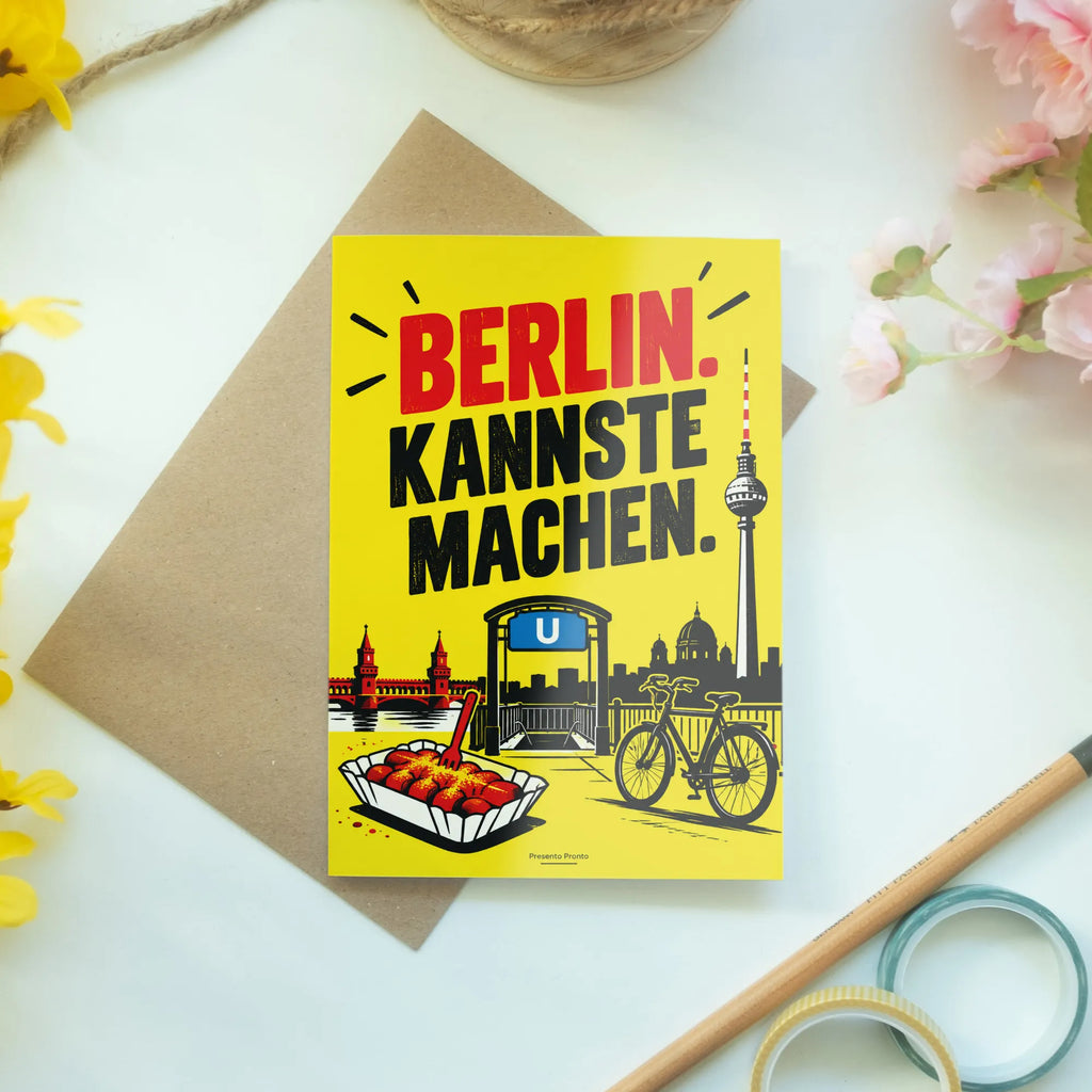 Lustige Klappkarte aus Berlin mit Currywurst und Fernsehturm|p:2020900|h:8cd4cb8dce3ab083d17fe7402c7710d4