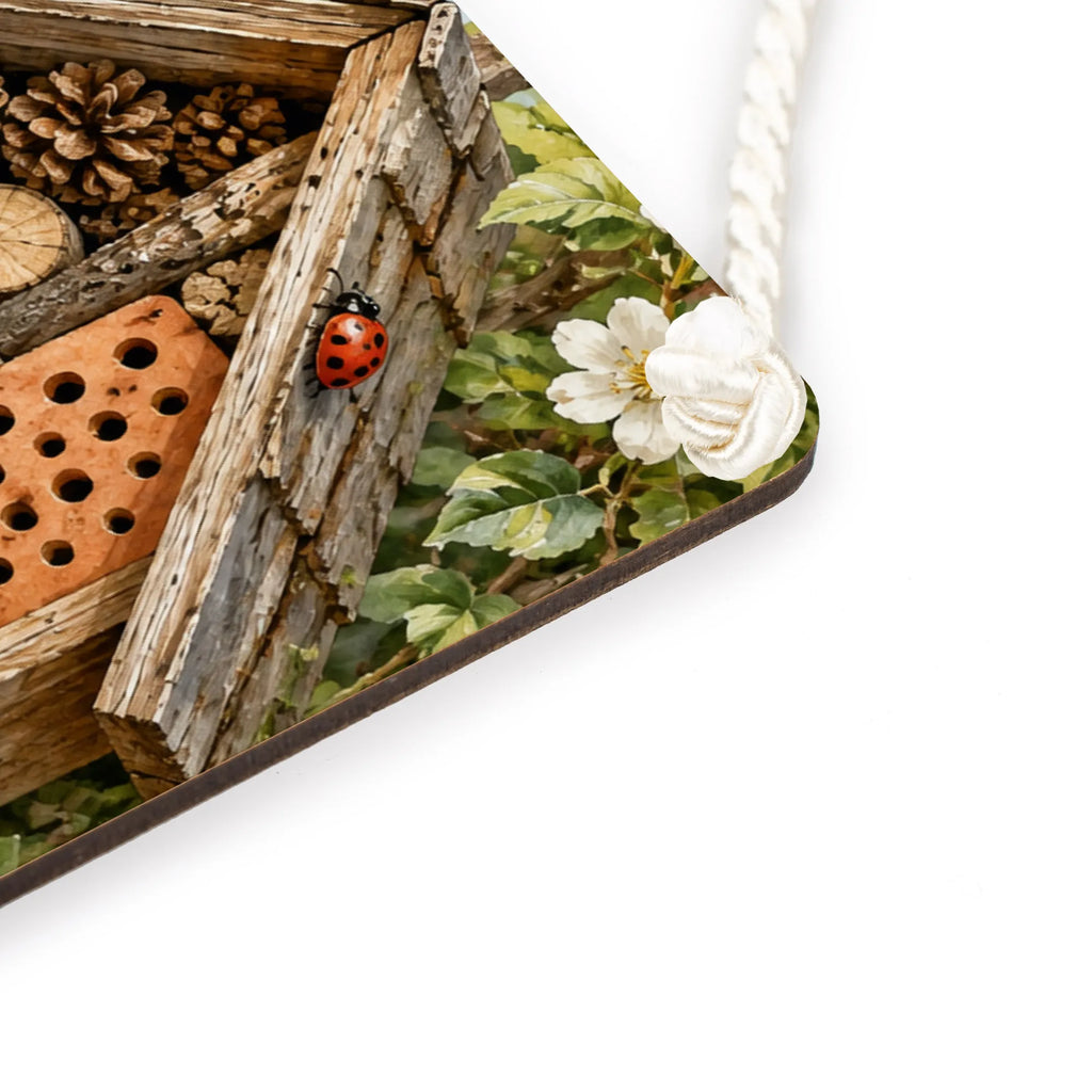 Liebevolles Schild fürs Insektenhotel mit Bienen und Wildblumen|p:2020908|h:554d02ca4fb82879411a19c25355f9d3