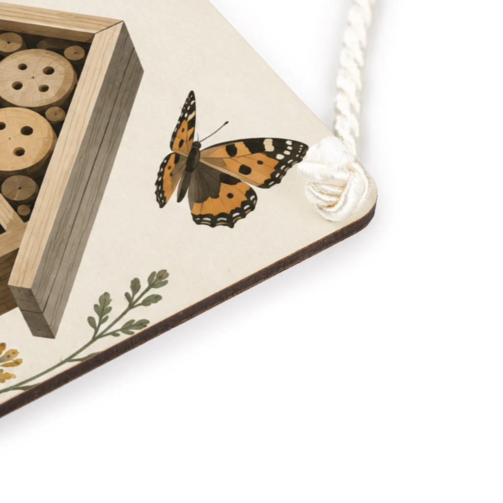 Liebevolles Schild fürs Insektenhotel mit Bienen für Gartenfreunde|p:2020911|h:ae6bd8592c5e323e64c367aca0d7efa5