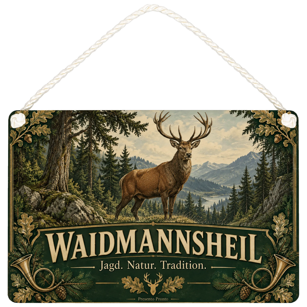 Traditionelles Schild für Jäger mit Rothirsch|p:2020914|h:6b534a8de39777db2b53f396bb8b4a75