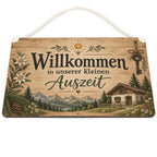 Gemütliches Holzschild für Ferienwohnung mit Häuschen|p:2020916|h:eb8f7cbe4a3cd336483fce917bbabd39