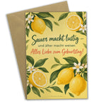 Lustige Geburtstagskarte mit Zitrone|p:2020919|h:325d4f92700b686cc42783a41dfdd5cc