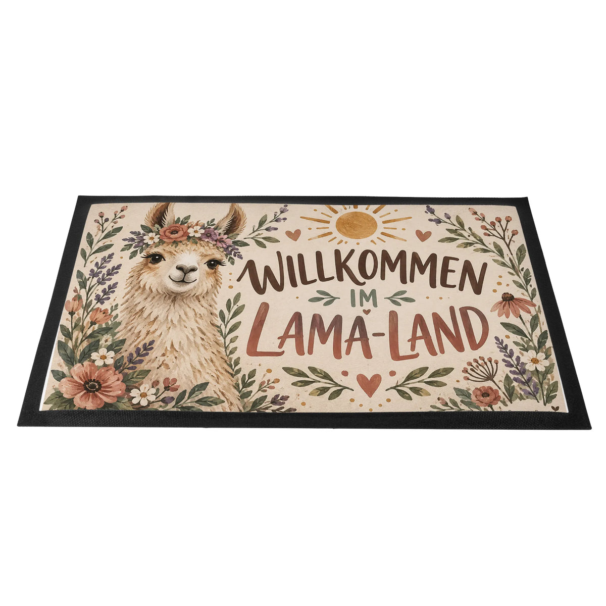 Lustige Fußmatte mit Lama für Lama-Fans