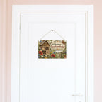 Nostalgisches Schild zum Insektenhotel mit Biene und Kornblumen|p:2020923|h:7d250555b3b8232879a115aafdc0826a