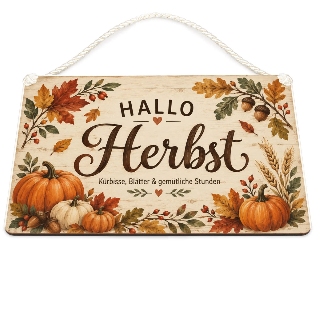 Gemütliches Holzschild zum Herbst mit Kürbis und Blättern|p:2020934|h:b6504bd6b9b687fc4b6230e884511cc5