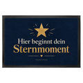 Elegante Fußmatte mit Stern für Sternliebhaber in Nachtblau