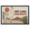 Lustige Fußmatte mit Lama für Lama-Fans