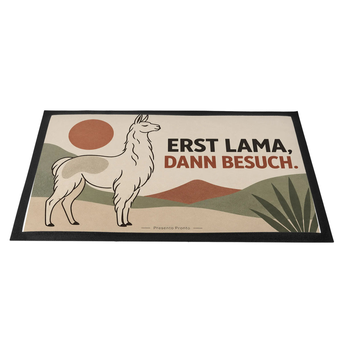 Lustige Fußmatte mit Lama für Lama-Fans