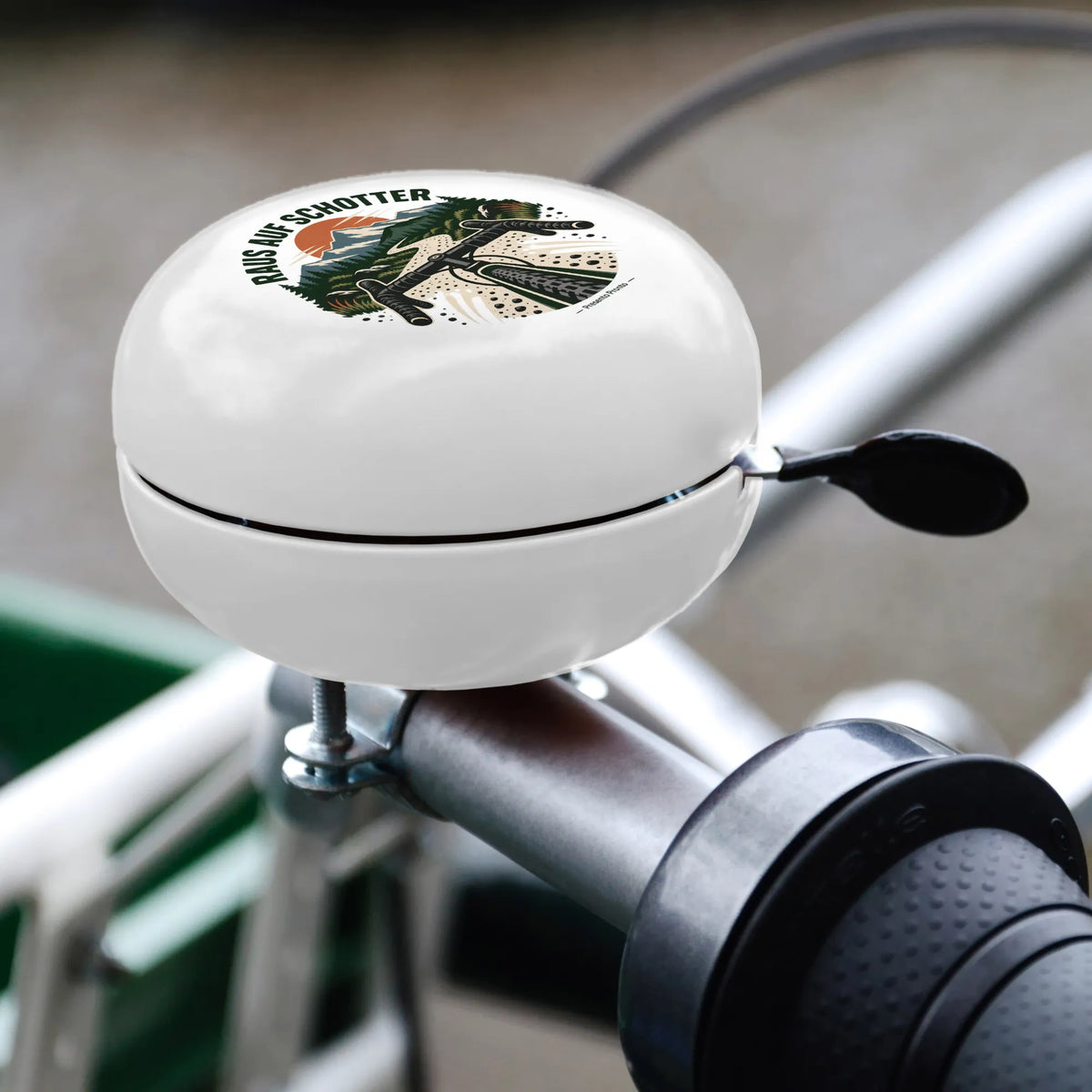 Abenteuerliche Fahrradklingel fürs Gravel Bike für Fans