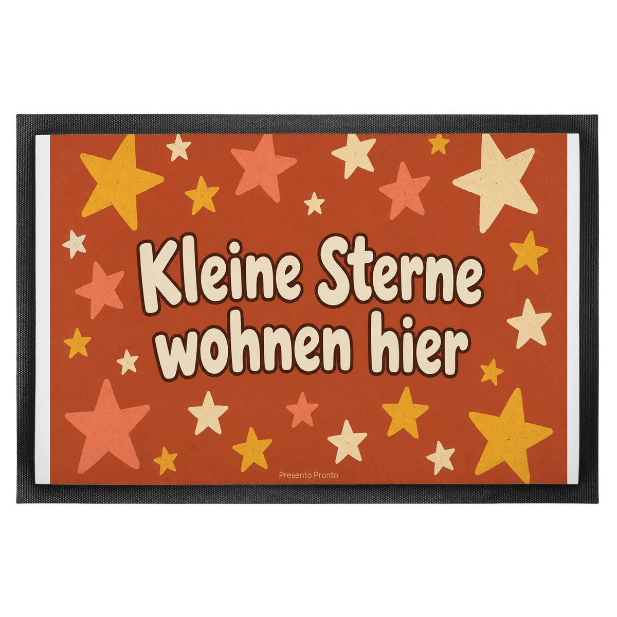 Süße Fußmatte mit Sternen für Familien