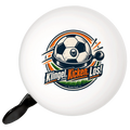 Sportliche Fahrradklingel für Fußballfans mit schwarz-weißem Ball