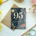 Elegante Geburtstagskarte zum 95. Geburtstag mit Zahl 95|p:2020977|h:f8c49687712b40afaf7bcb0af4f5f646