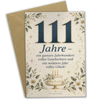 Elegante Geburtstagskarte zum 111. Geburtstag mit goldener 111|p:2020999|h:301baf75f76910205fe29fc1452ae34c