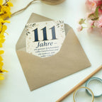 Elegante Geburtstagskarte zum 111. Geburtstag mit goldener 111|p:2020999|h:3a3e85f19afa119ee79c451f27f4ca84