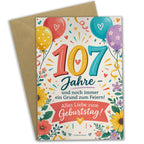 Fröhliche Geburtstagskarte zum 107. Geburtstag mit Luftballons|p:2021000|h:7f89be021cffb2d67fc34ca955929604