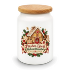 Nostalgische Keksdose zu Weihnachten mit Lebkuchenhaus|p:2021067|h:1ce9b692570d241b30caface992b7c3a