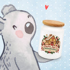 Nostalgische Keksdose zu Weihnachten mit Lebkuchenhaus|p:2021067|h:d8a50fcb6d07054ded34845057f5c2ab