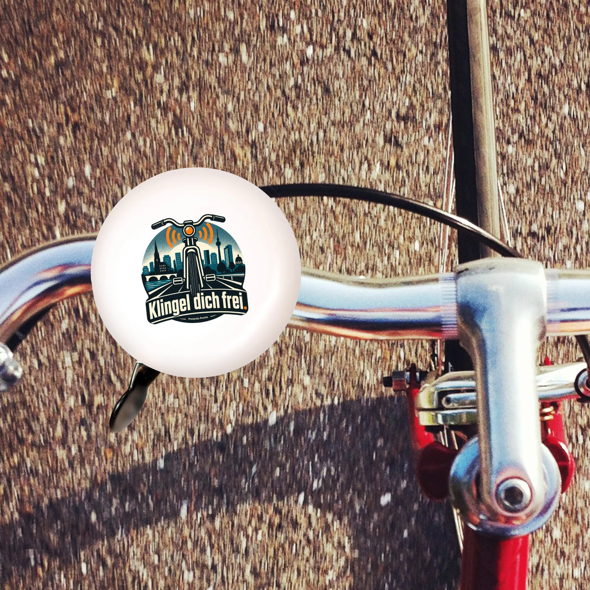Coole urbane Fahrradklingel für Stadtfahrer