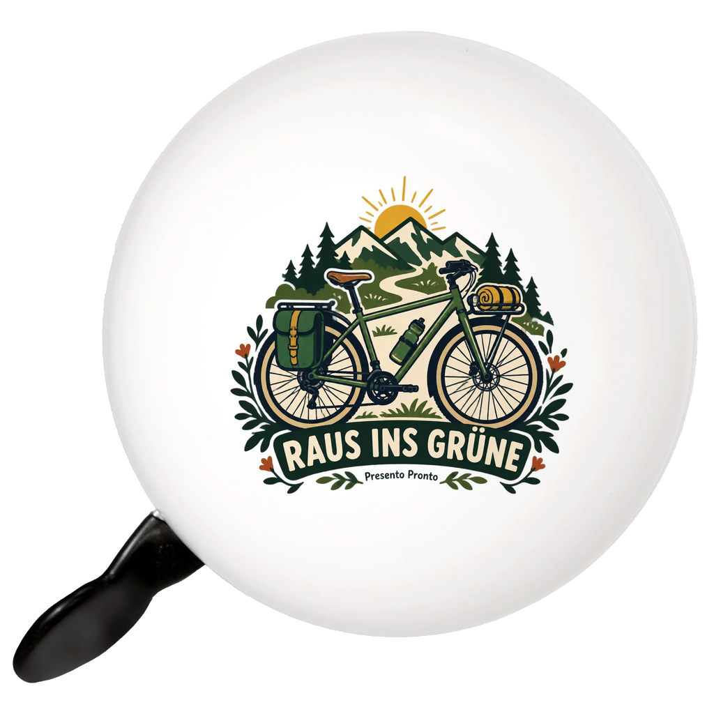 Naturverbundene Fahrradklingel fürs Trekkingrad mit Bergsonne|p:2021098|h:9d91af8ca2a6bbf0434d923c4c24bc24