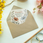 Herzliche Grußkarte zur Freundschaft mit Wildblumen|p:2021119|h:2d33f1a8c6826476626279c17f700134